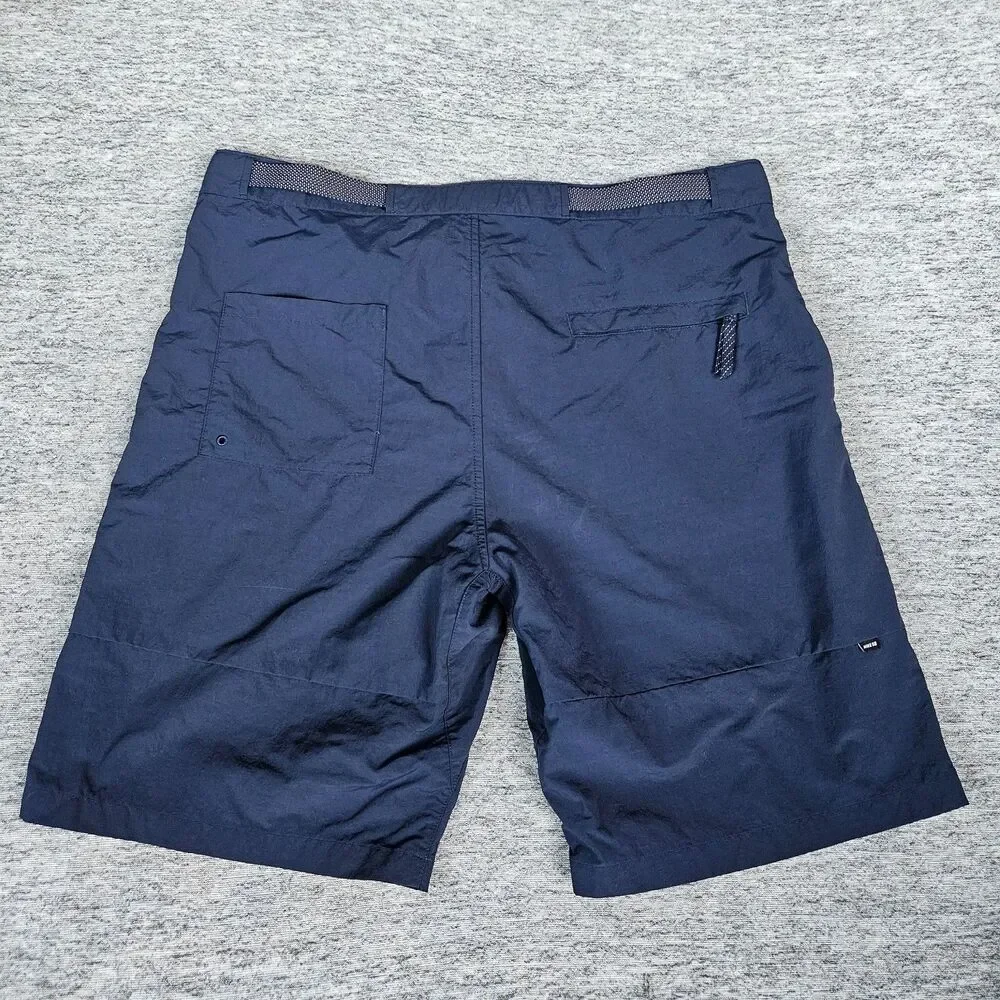 Nike SB Shorts Everett Tech Skateboarding Belted Size 36 Navy 807550-451